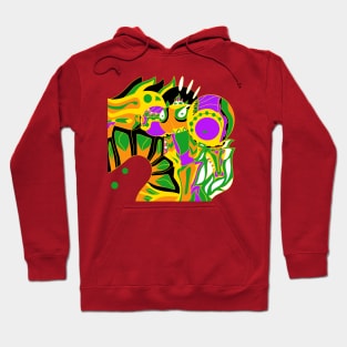 emerald knight alien ecopop Hoodie